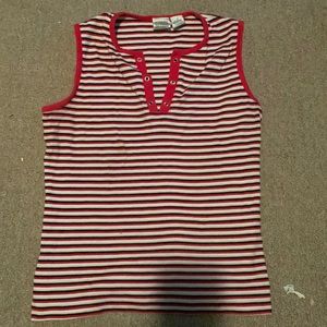 Jason Maxwell open collar tank top